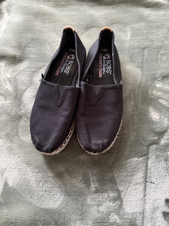 BOBS from Skechers Other - BOBS from Skechers Black Canvas Slip-On Loafers